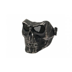 ACM Full face protective mask - skull silver black